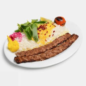 چلوکوبیده زعفرانی مخصوص