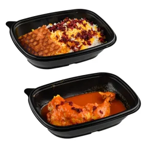 زرشک پلو با مرغ ران